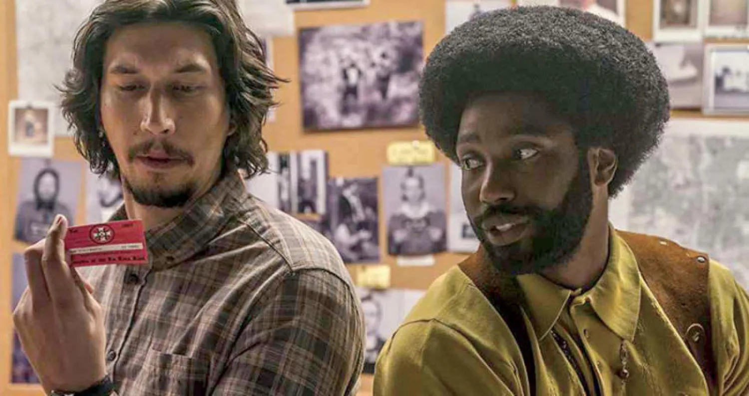 جون ديفيد واشنطن وآدم درايفر في «بلاكلاكسمان»