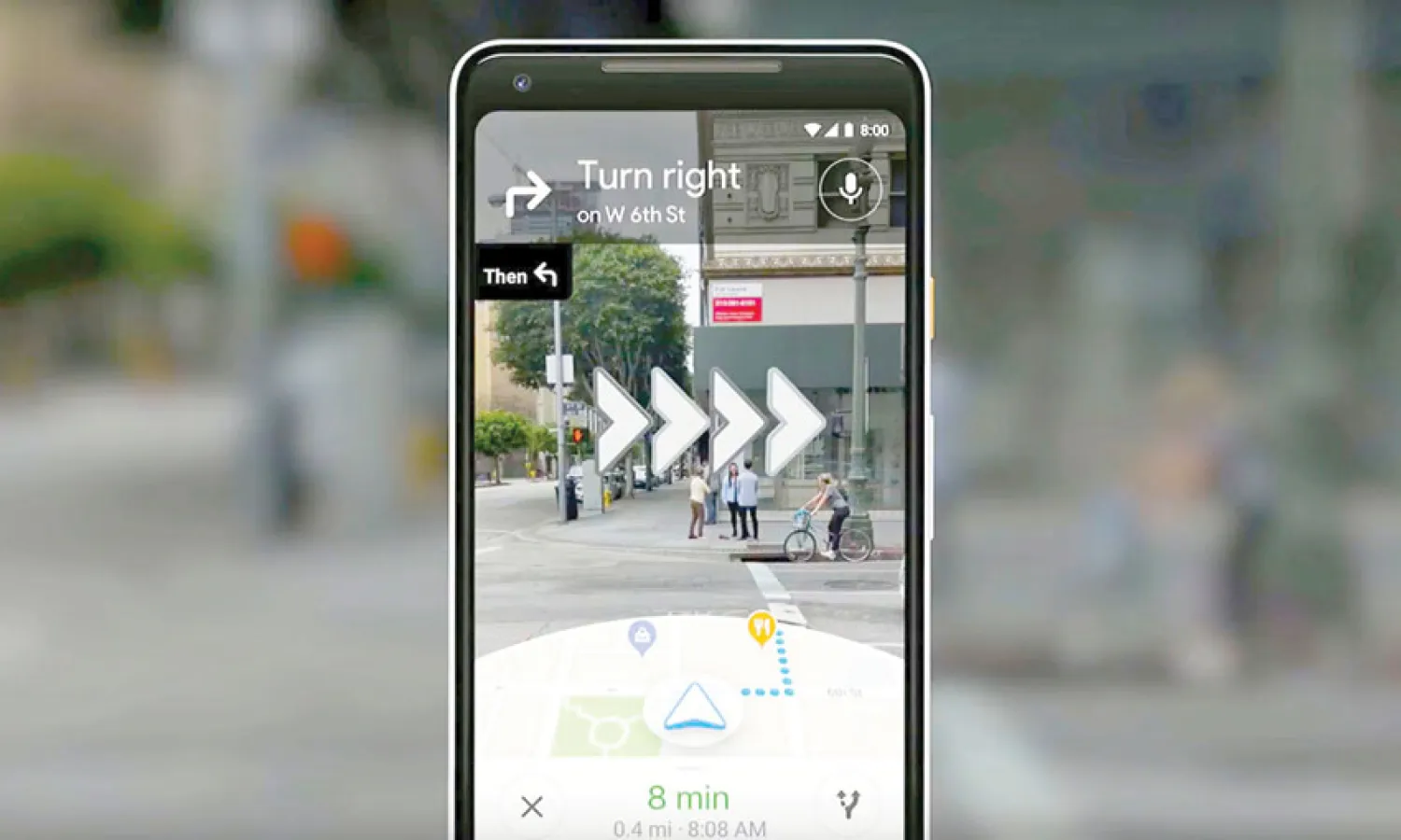 إرشادات اتجاهات «خرائط غوغل» تتكامل مع الكاميرا
