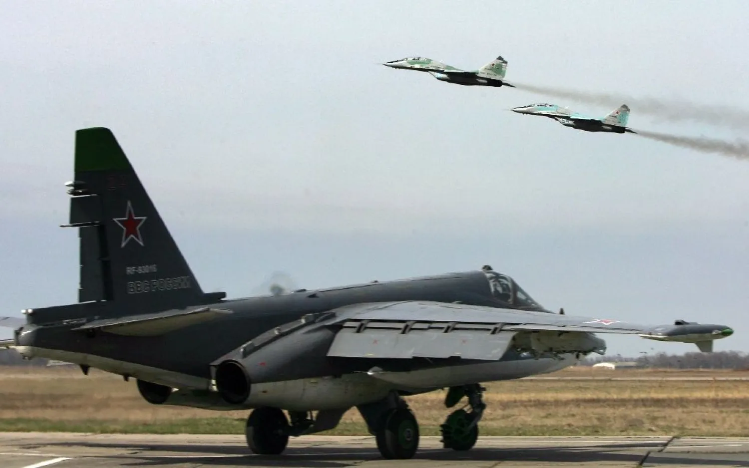 Air strikes against Syrian opposition factions increased by 150 percent since Russia’s intervention in the crisis in 2015. (AFP)