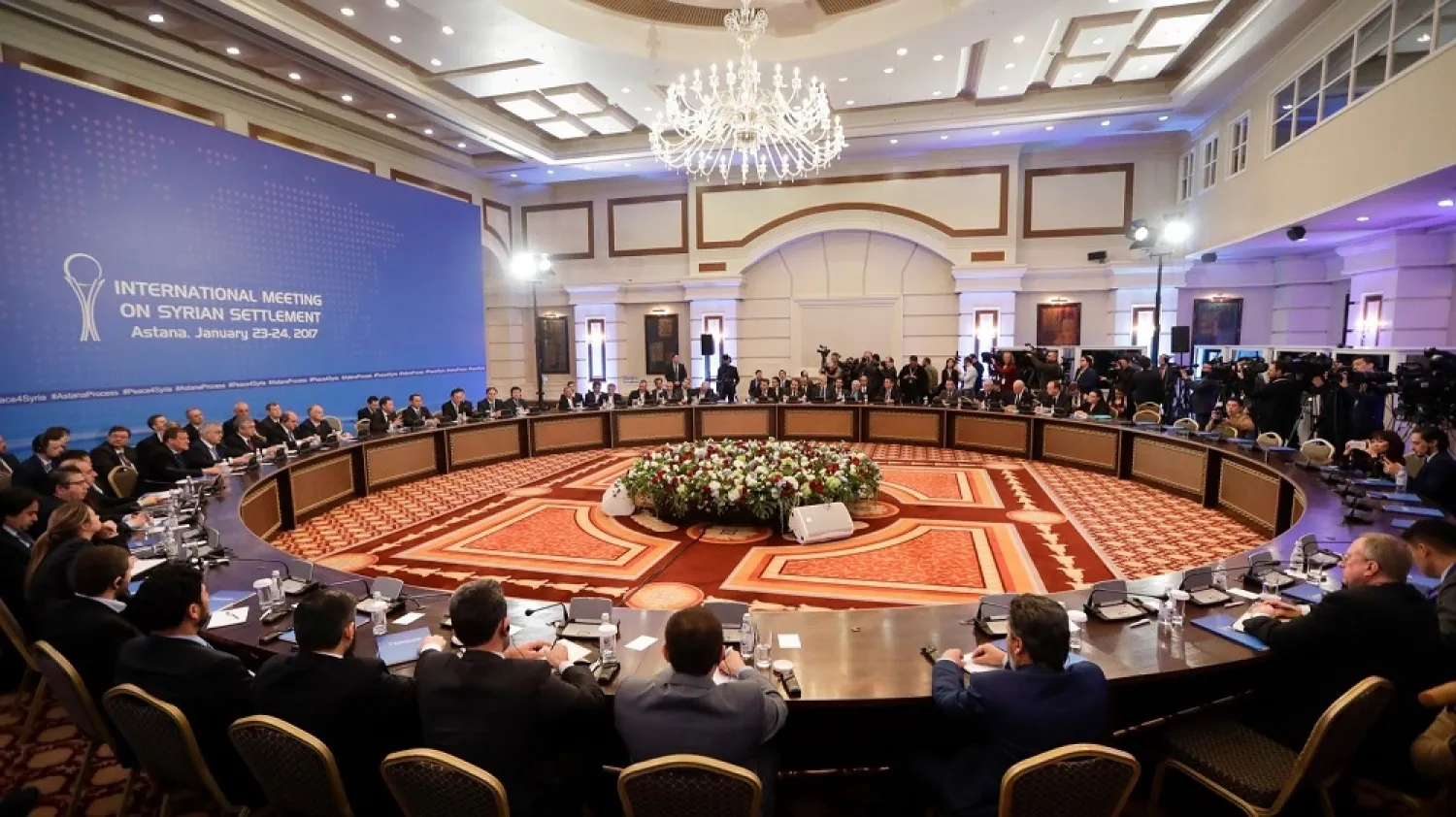 The ninth round of the Astana peace talks ended on Tuesday. (AP)