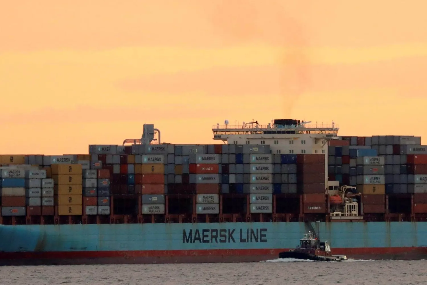 Maersk line ship. Reuters file photo