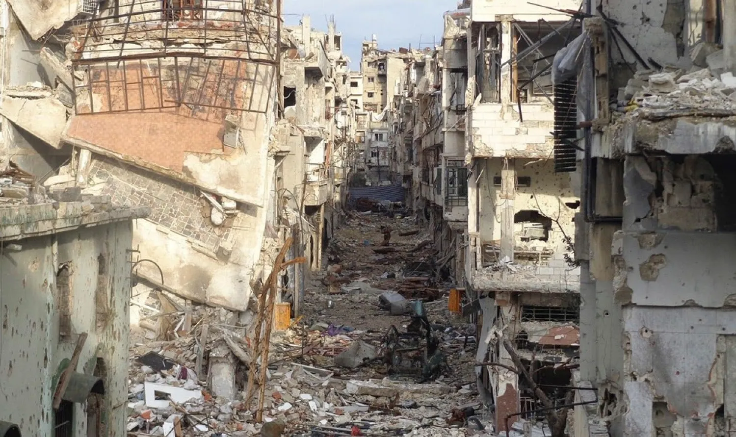 Destruction in Syria's Homs. (Reuters)