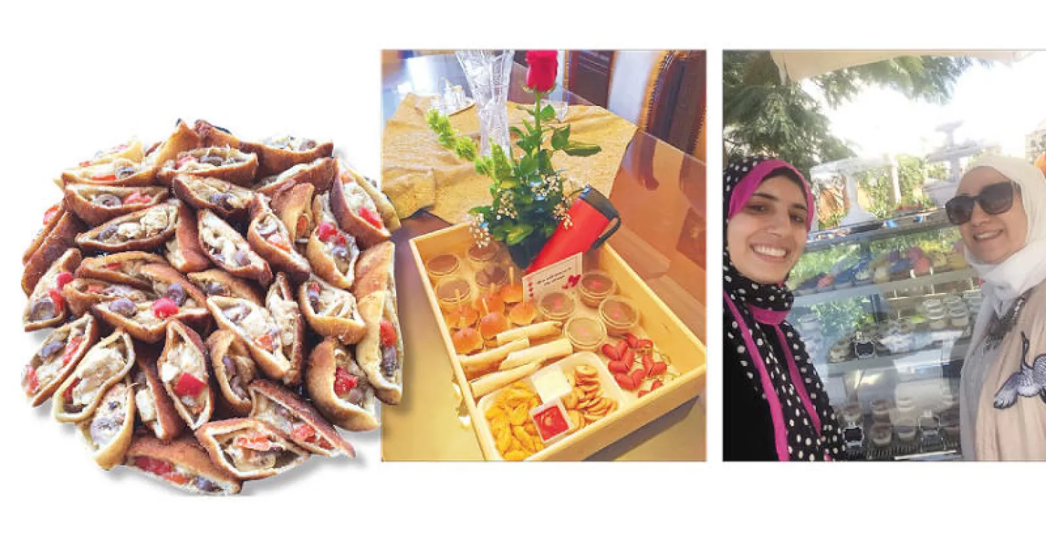 المهندستان مي صالح ومها عبد العليم - من أصناف {فينغر فود} - وجبة فول صغيرة بحجم القضمة