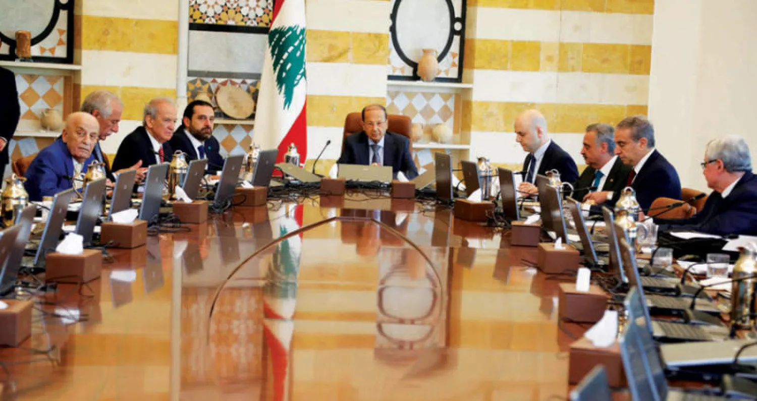 الاجتماع الأخير للحكومة اللبنانية أمس قبل أن تدخل في وضع «تصريف الأعمال» بدءاً من اليوم (دالاتي ونهرا)