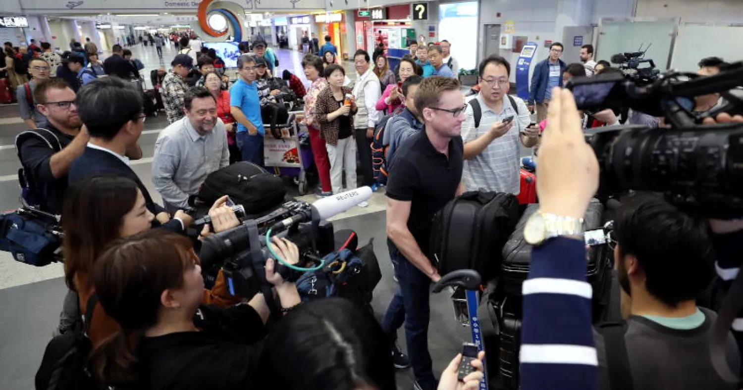 صحافيون يتجهون لكوريا الشمالية لتغطية عملية تفكيك موقع التجارب النووية (إ.ب.أ)