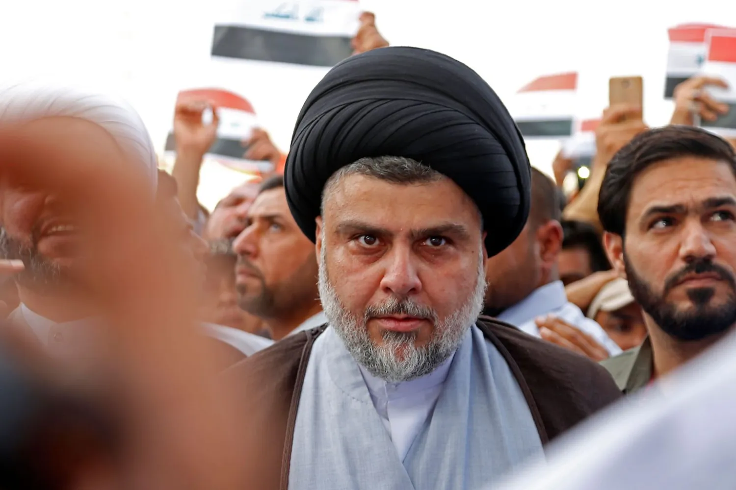 Head of Iraq's Sadr movement Moqtada al-Sadr. (Getty Images)