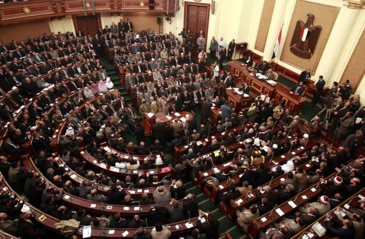Egyptian parliament. (AFP)