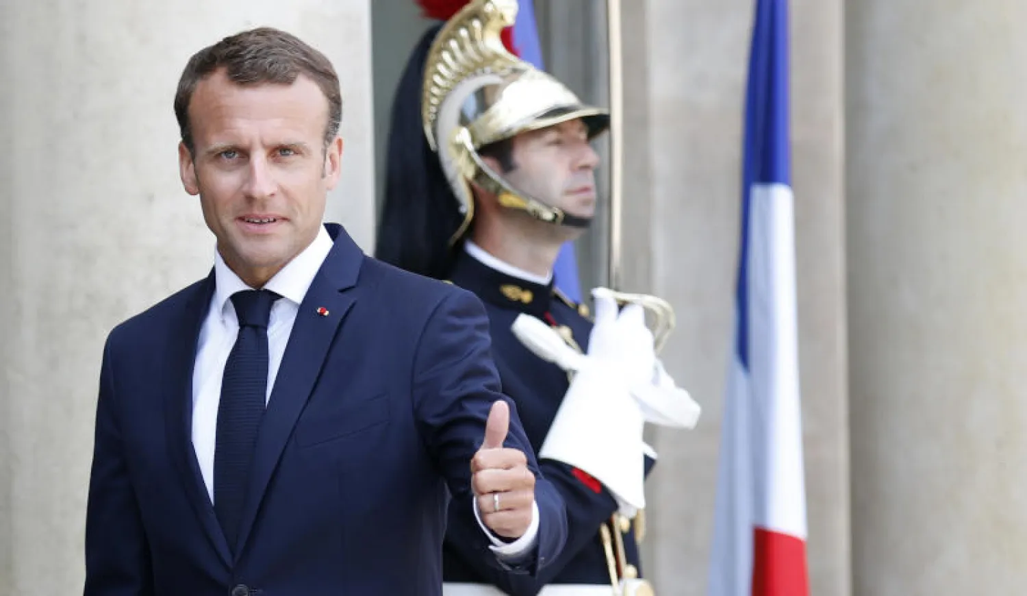الرئيس الفرنسي إيمانويل ماكرون (أ.ب)