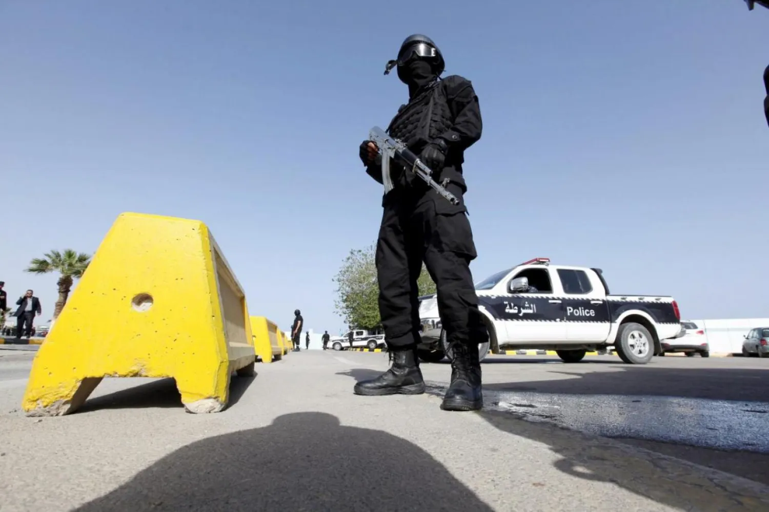 Security forces in Tripoli, Libya. (Reuters)