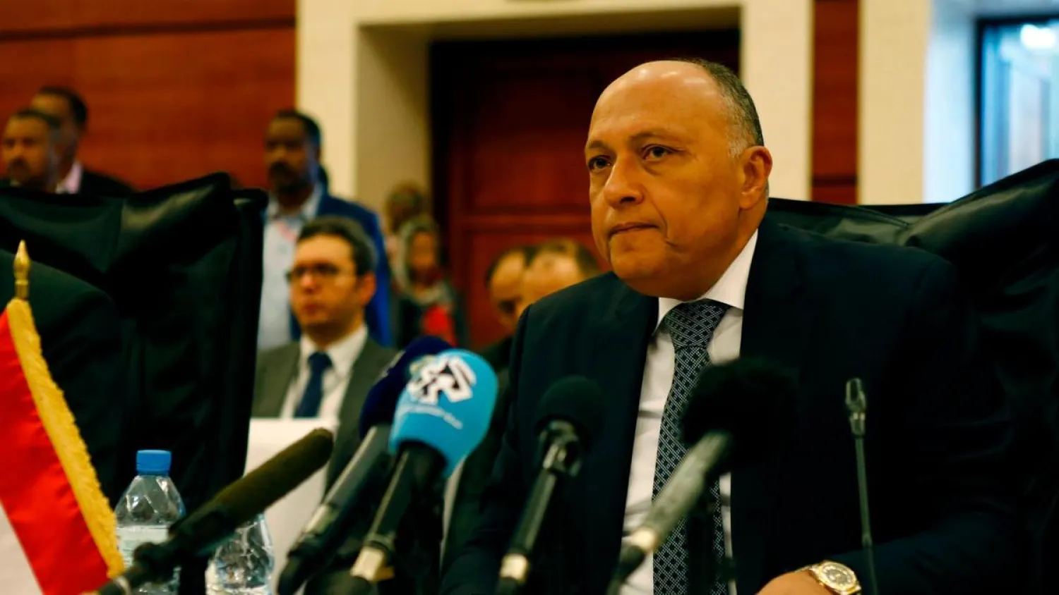 Egyptian Foreign Minister Sameh Shoukry. (AFP)