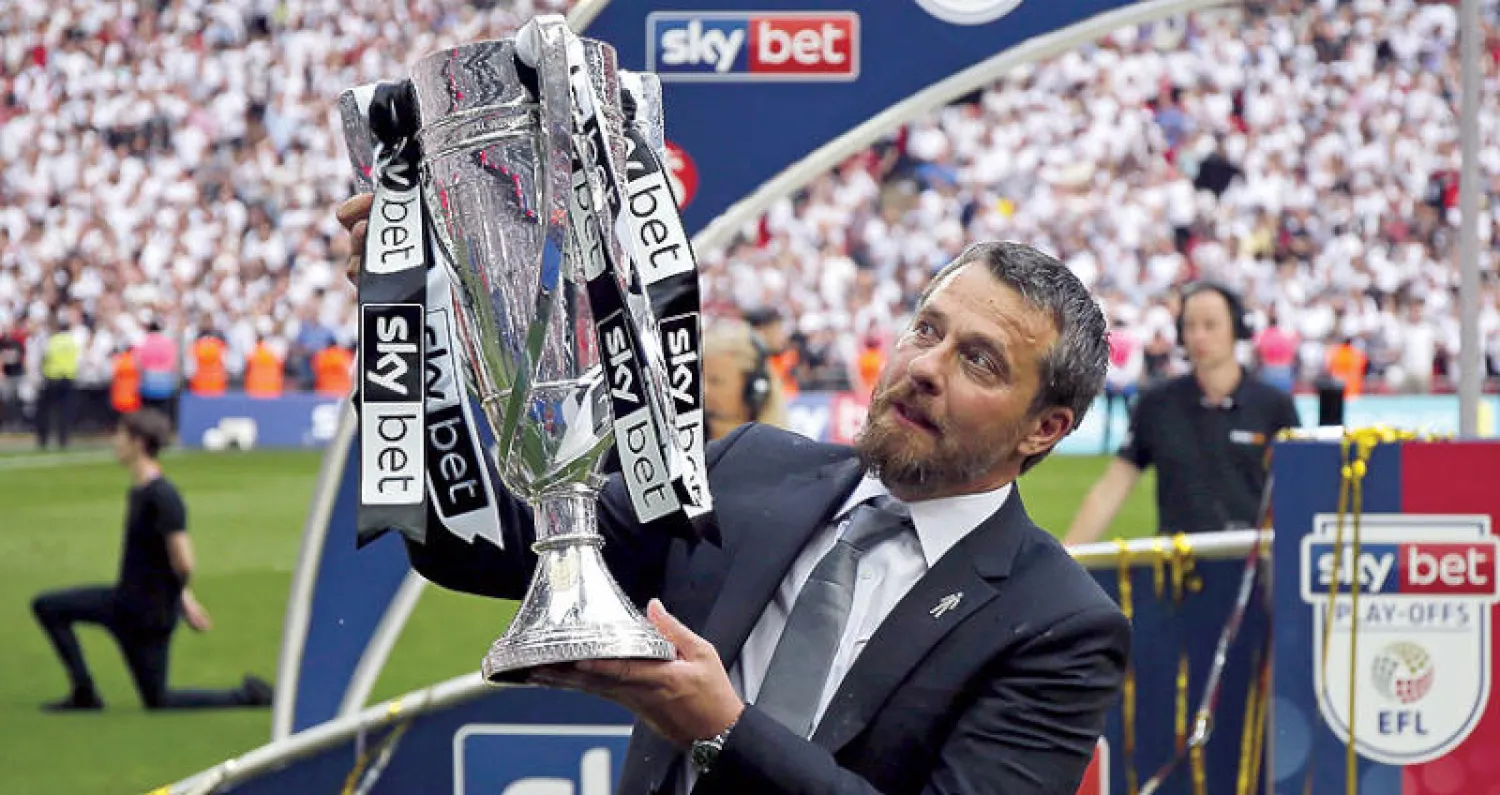 يوكانوفيتش فاز بتحدي الصعود مع فولهام وبقي الأصعب في مواجهة كبار الممتاز (أ.ف.ب)