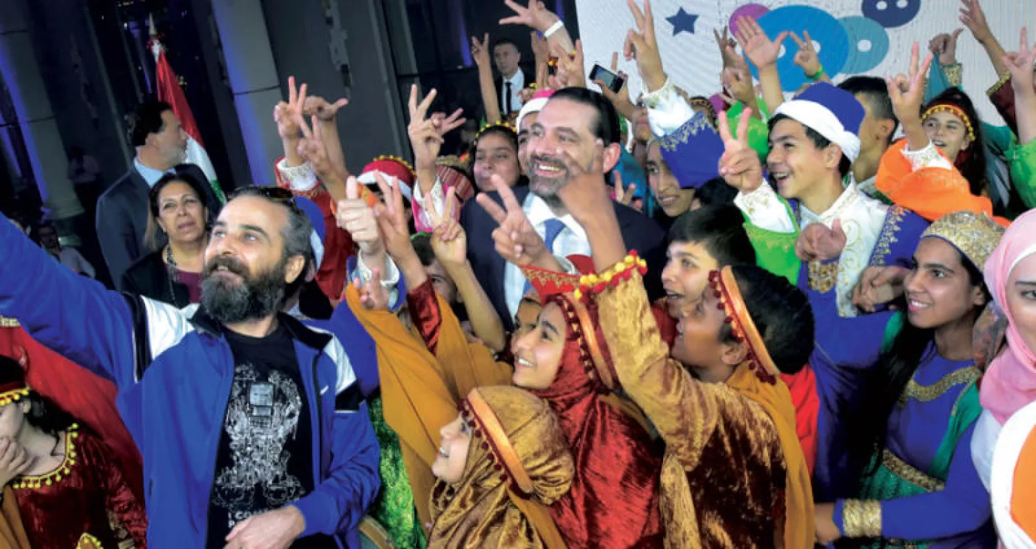 إفطار دار الأيتام في بيروت برعاية سعد الحريري أول من أمس (دالاتي ونهرا)