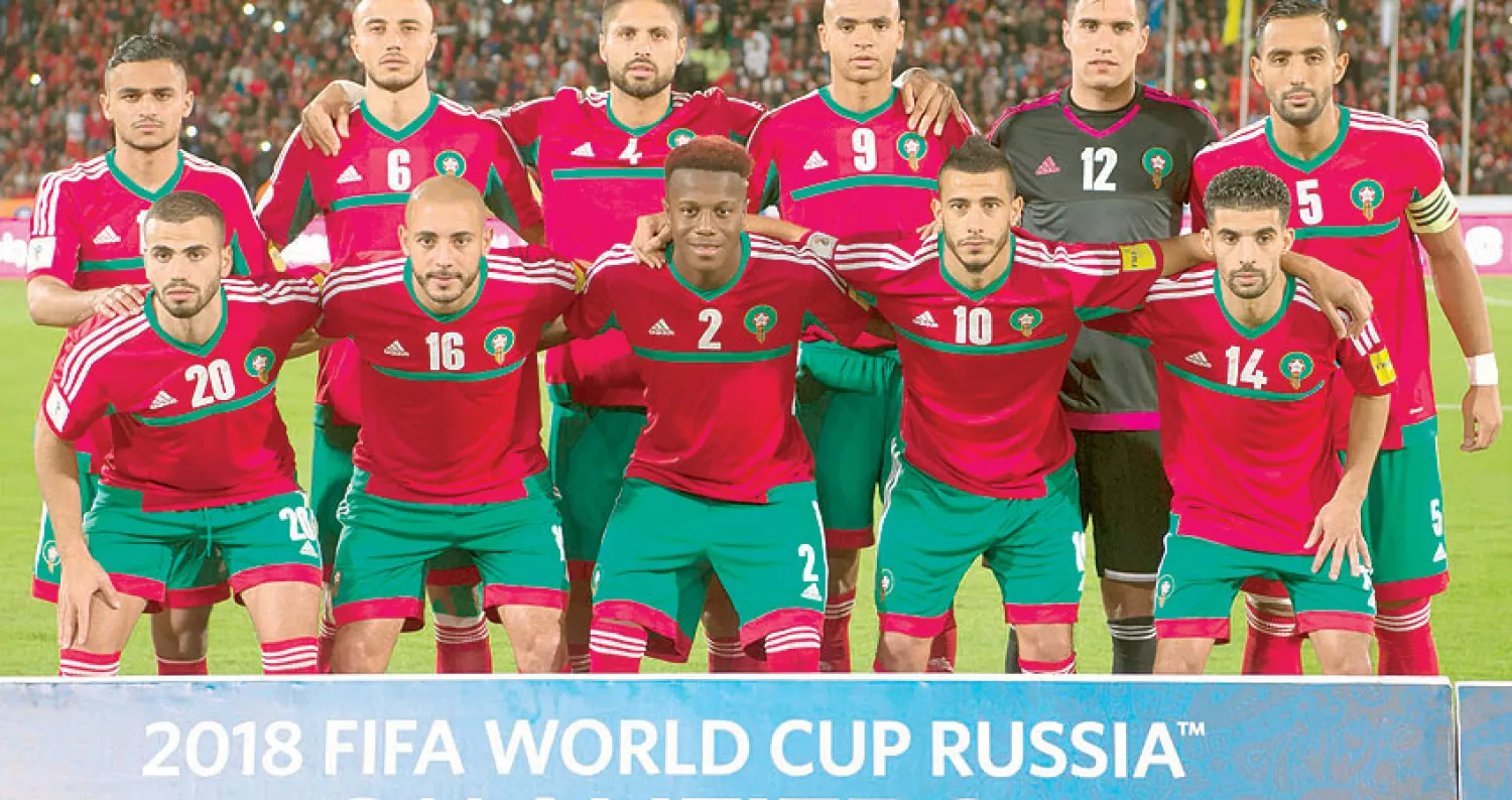منتخب المغرب لديه طموح في تخطي الدور الأول (أ.ف.ب)