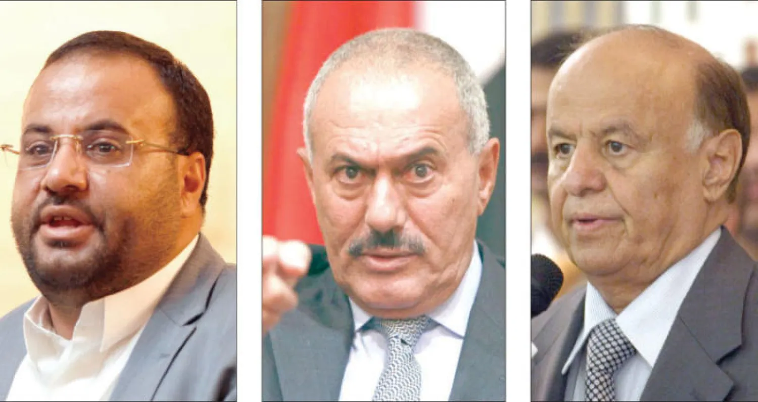 الرئيس هادي - علي صالح -  صالح الصماد