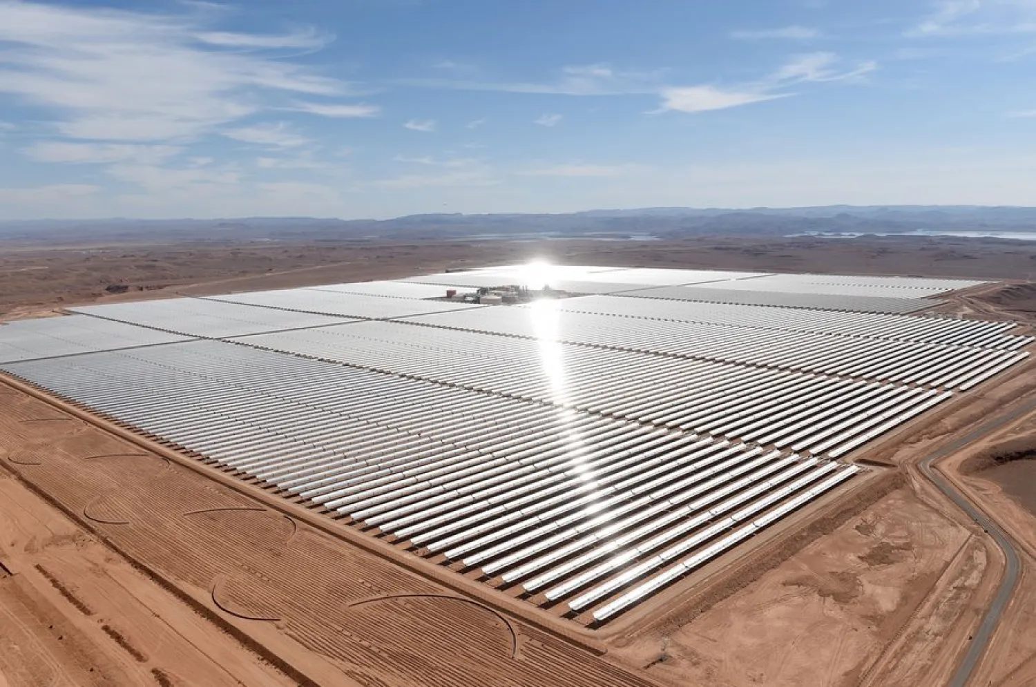 The Noor I Concentrated Solar Power plant in Morocco. (Getty Images)