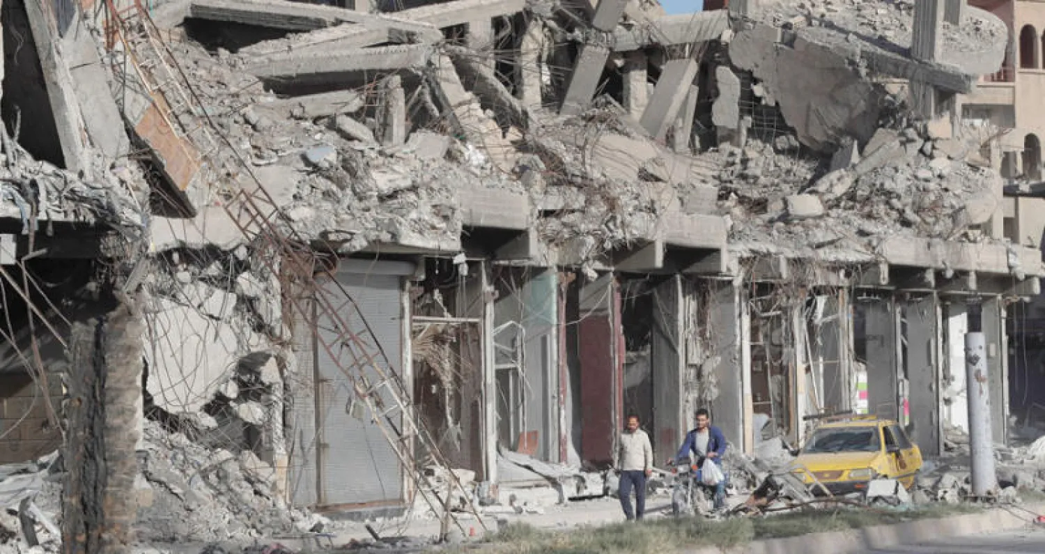 صورة من الأرشيف لمدينة الرقة (أ.ب)