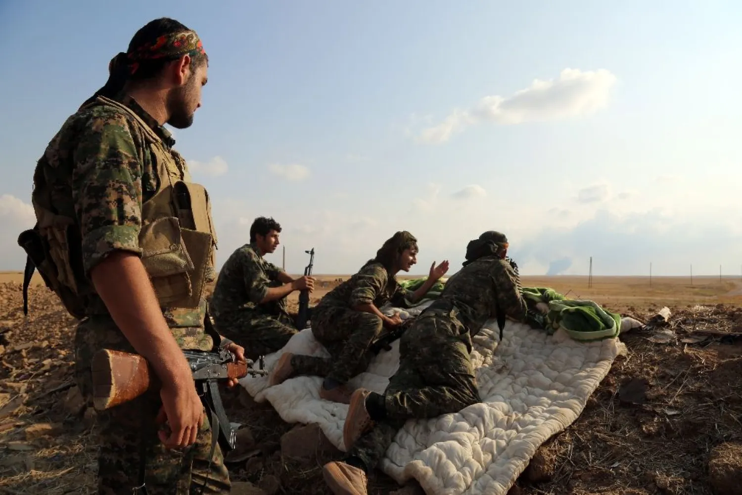 The YPG will pull its military advisors from Manbij. (AFP)