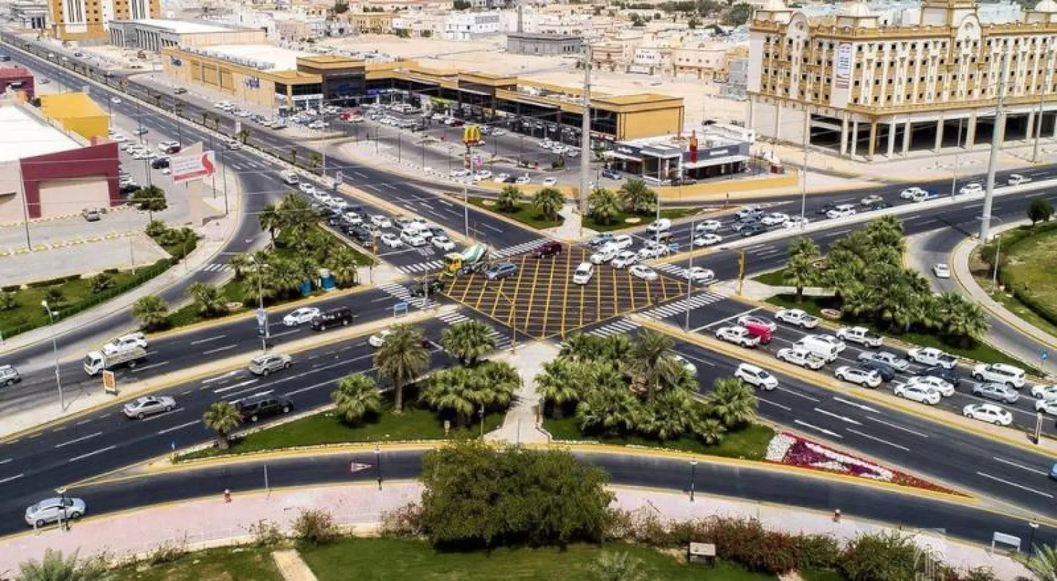 جانب من محافظة الأحساء في السعودية (الحساب الرسمي لأمانة الأحساء على «تويتر»)