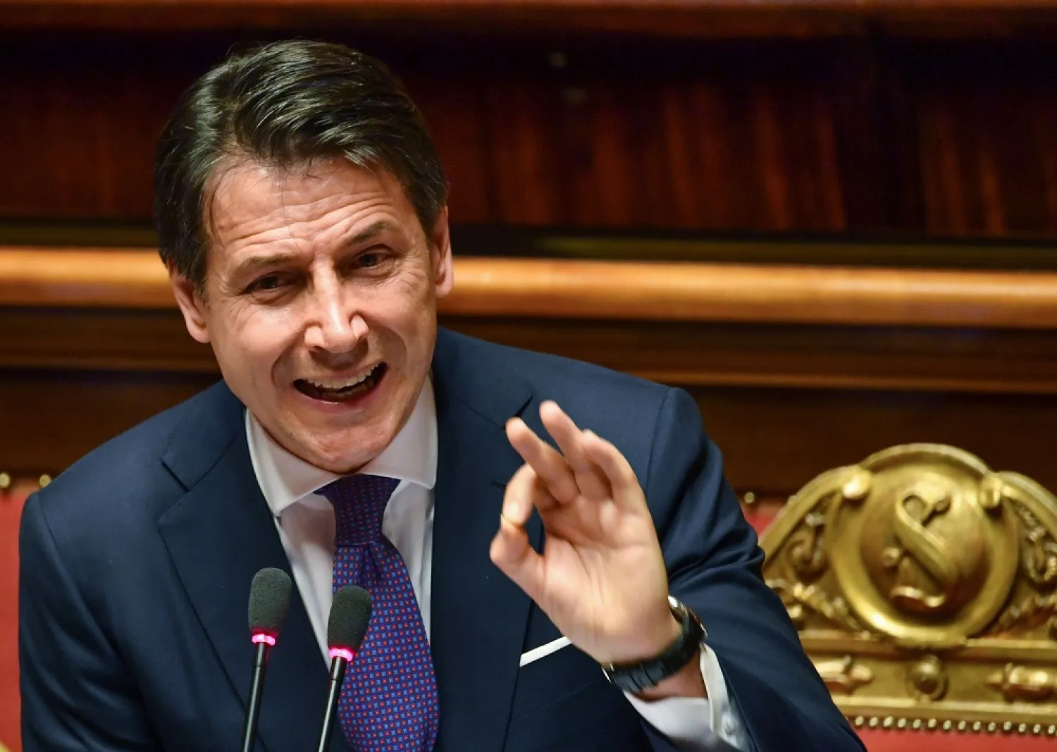 Italian Prime Minister Giuseppe Conte. (Getty Images)