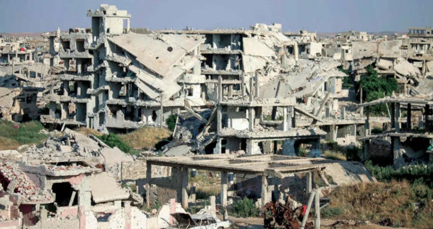 دمار في مدينة درعا (أ.ف.ب)