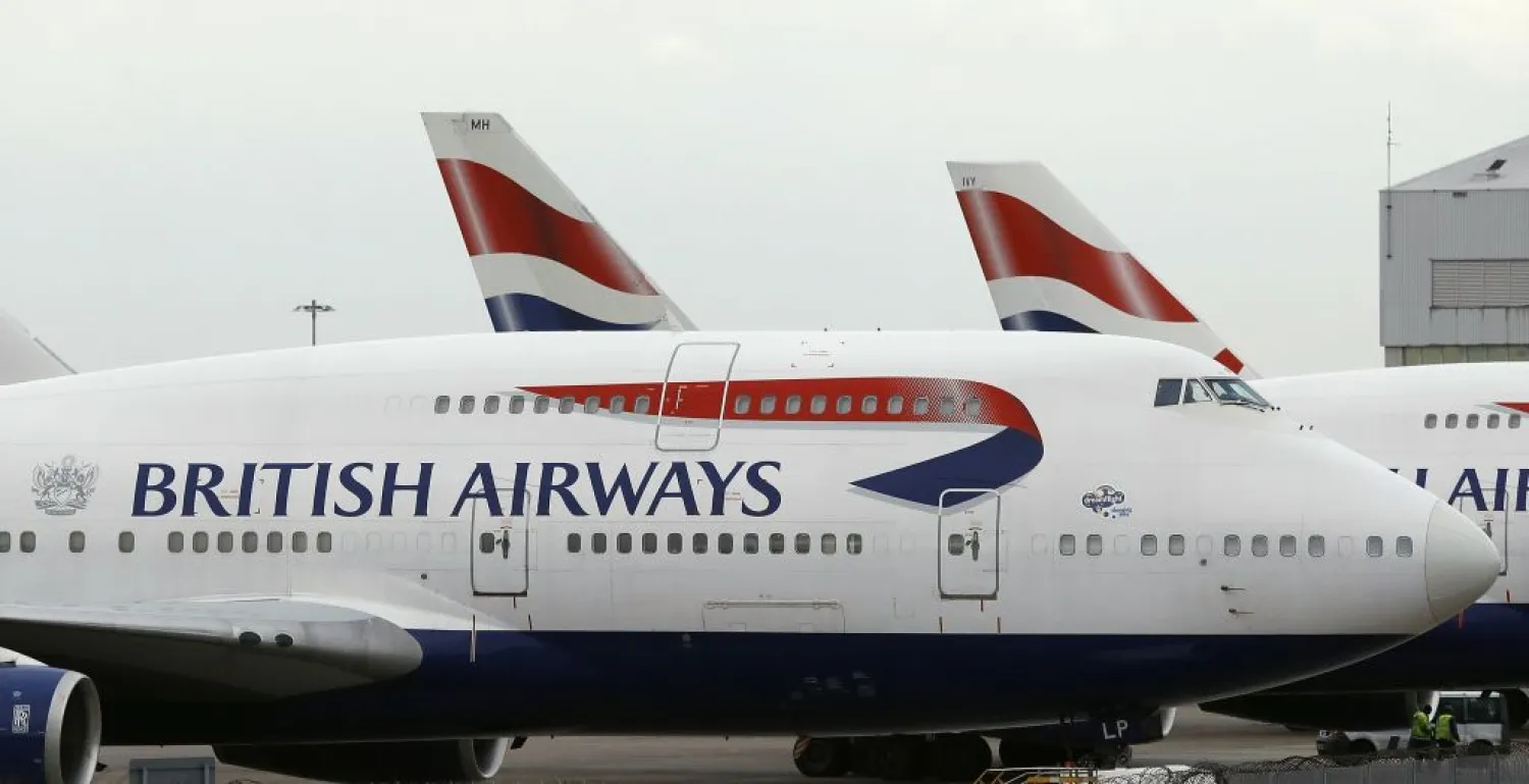 Illustrative photo of British Airways planes parked at Heathrow Airport , London, Jan. 10, 2017. ﻿﻿﻿﻿﻿﻿﻿(AP/Frank Augstein)