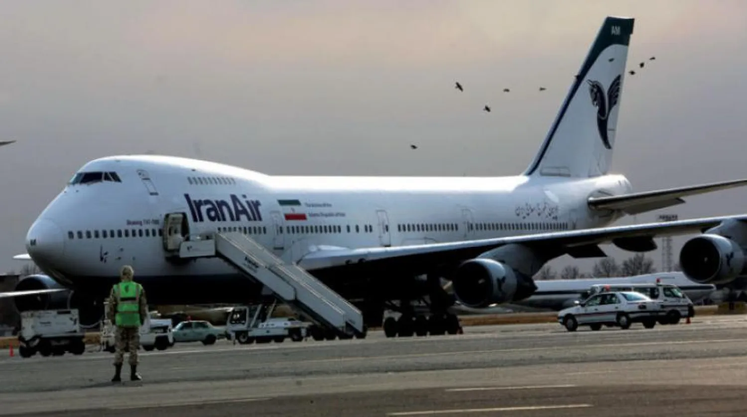 An Iran Air Boeing 747 passenger plane sits on the tarmac of the domestic Mehrabad airport in the Iranian capital Tehran, January 15, 2013. AFP