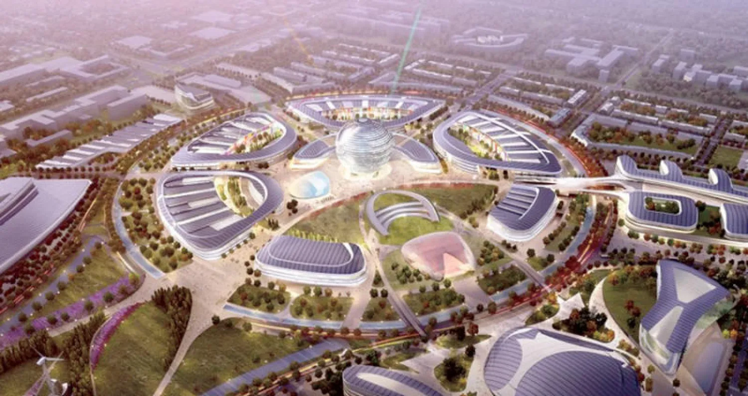 منشآت وساحات المركز المالي الدولي في آستانة