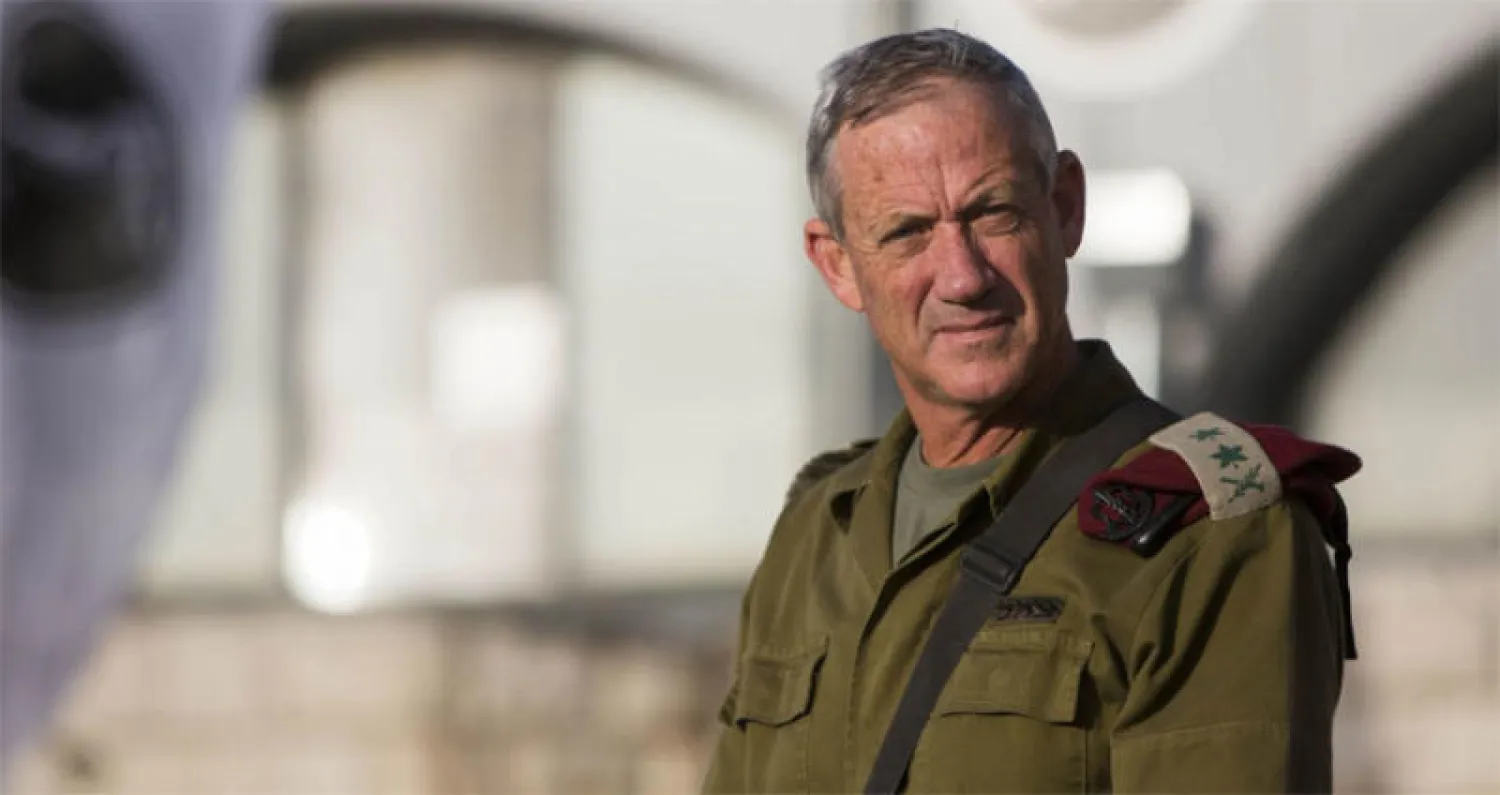 رئيس أركان الجيش الإسرائيلي السابق، بيني غانتس