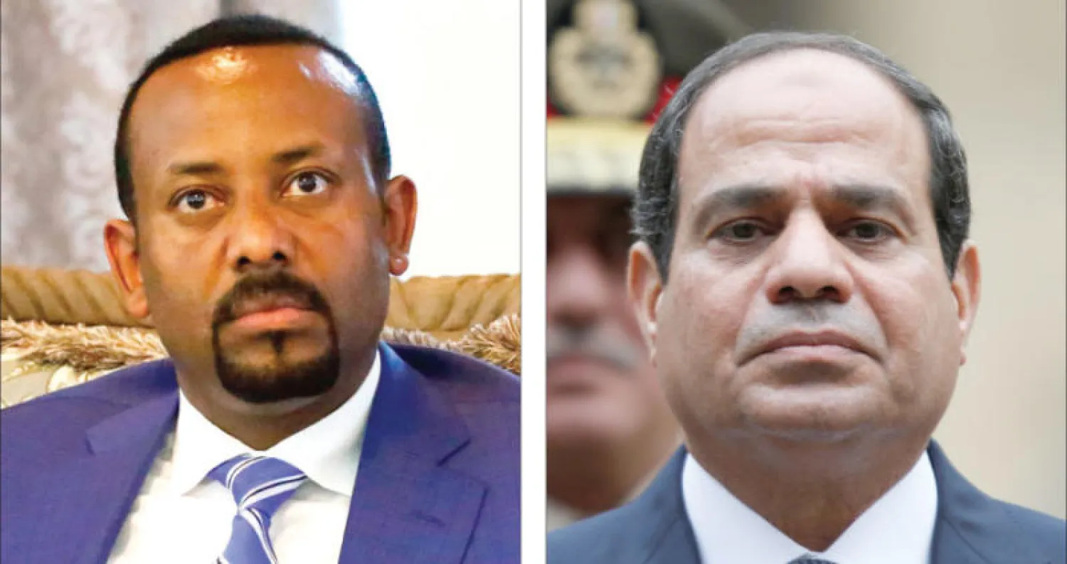 الرئيس المصري عبد الفتاح السيسي (رويترز) - رئيس الوزراء الإثيوبي آبي أحمد علي (أ.ف.ب)