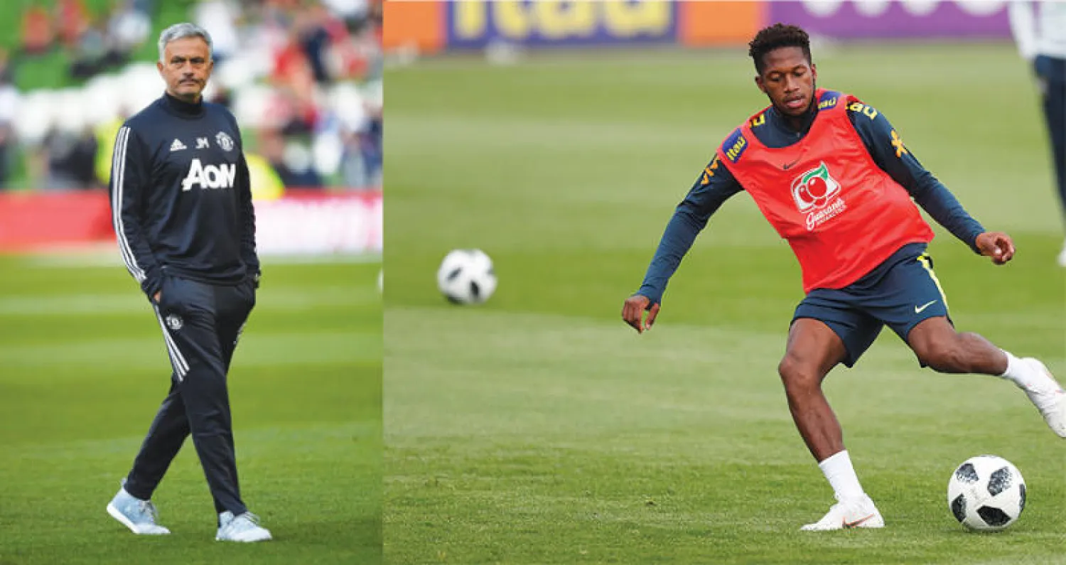 مورينيو يأمل بأن يكون فريد هو الحل لمشكلات خط وسطه (رويترز)