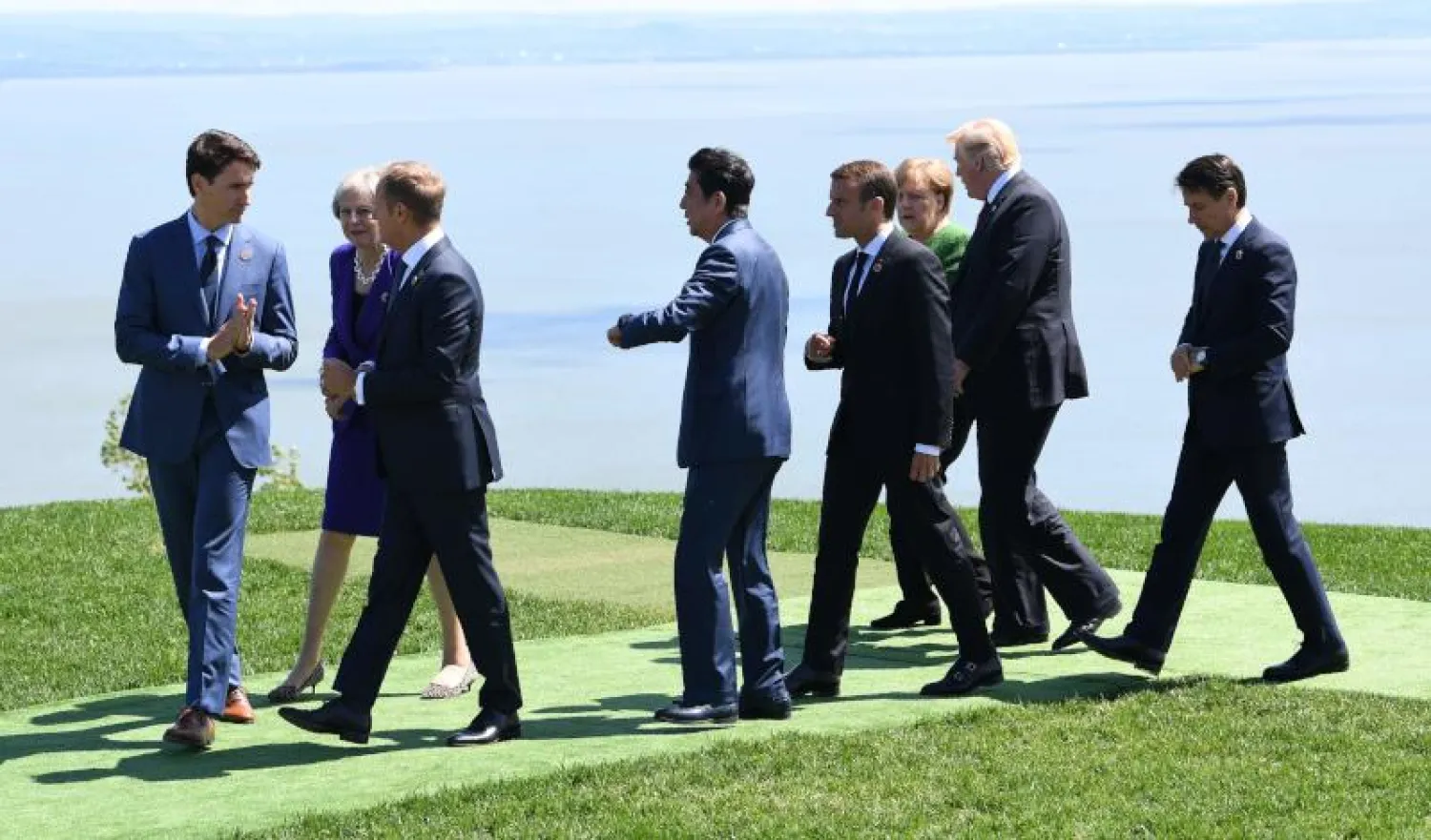 زعماء مجموعة الدول السبع الصناعية (أ.ف.ب)