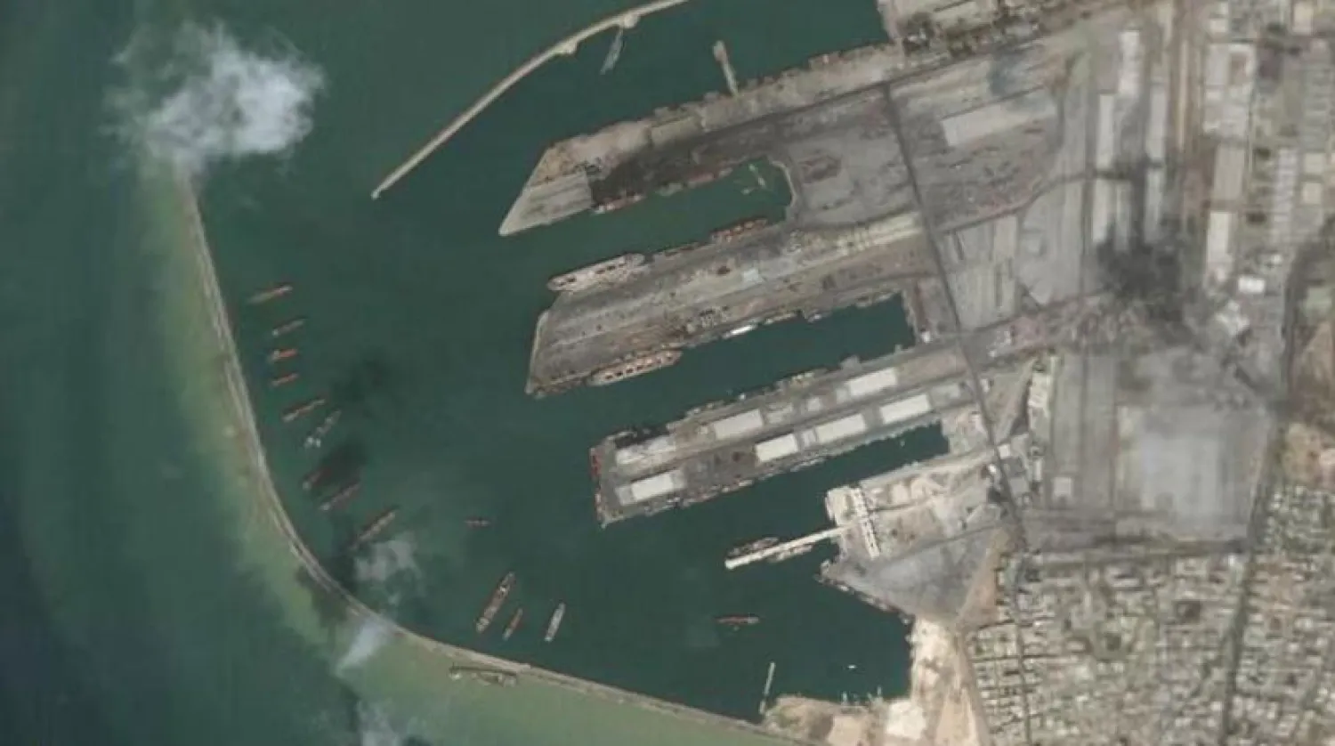 Aerial View of Tartous Port

