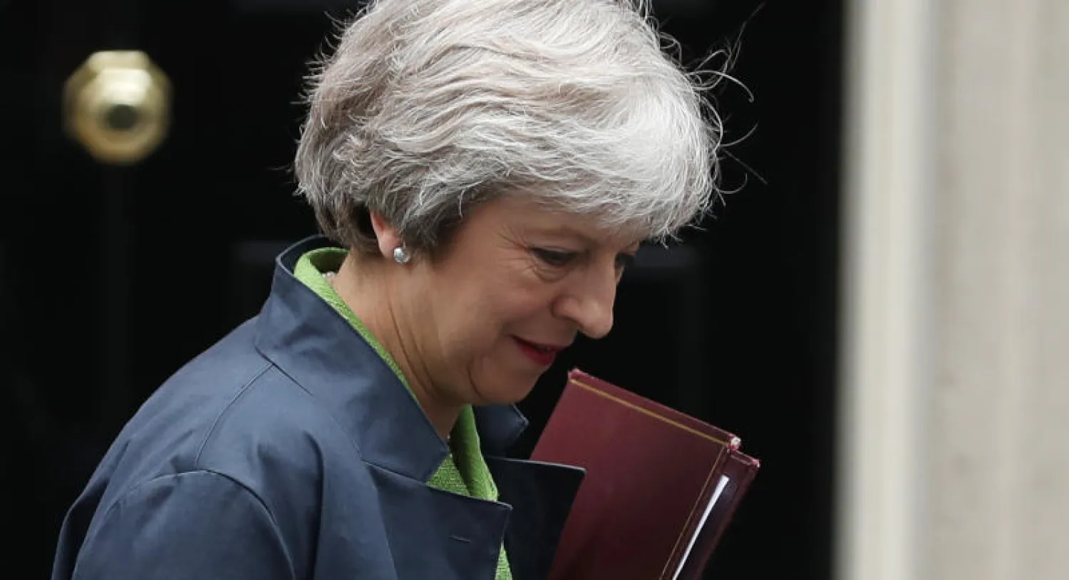 رئيسة الوزراء  البريطانية تيريزا ماي (أ.ف.ب)