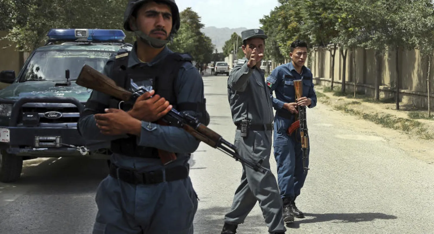 عناصر من القوات الأمنية الأفغانية (أ.ب 