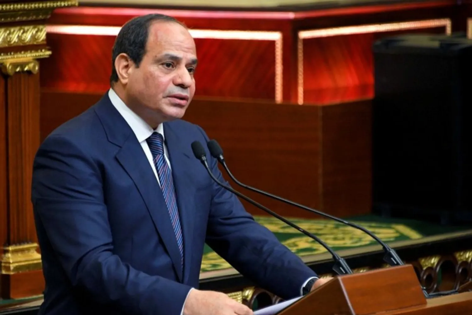 Egyptian President Abdel Fattah Al Sisi in Cairo, Egypt, June 2, 2018 in this handout picture courtesy of the Egyptian Presidency. The Egyptian Presidency/Handout via REUTERS/File Photo