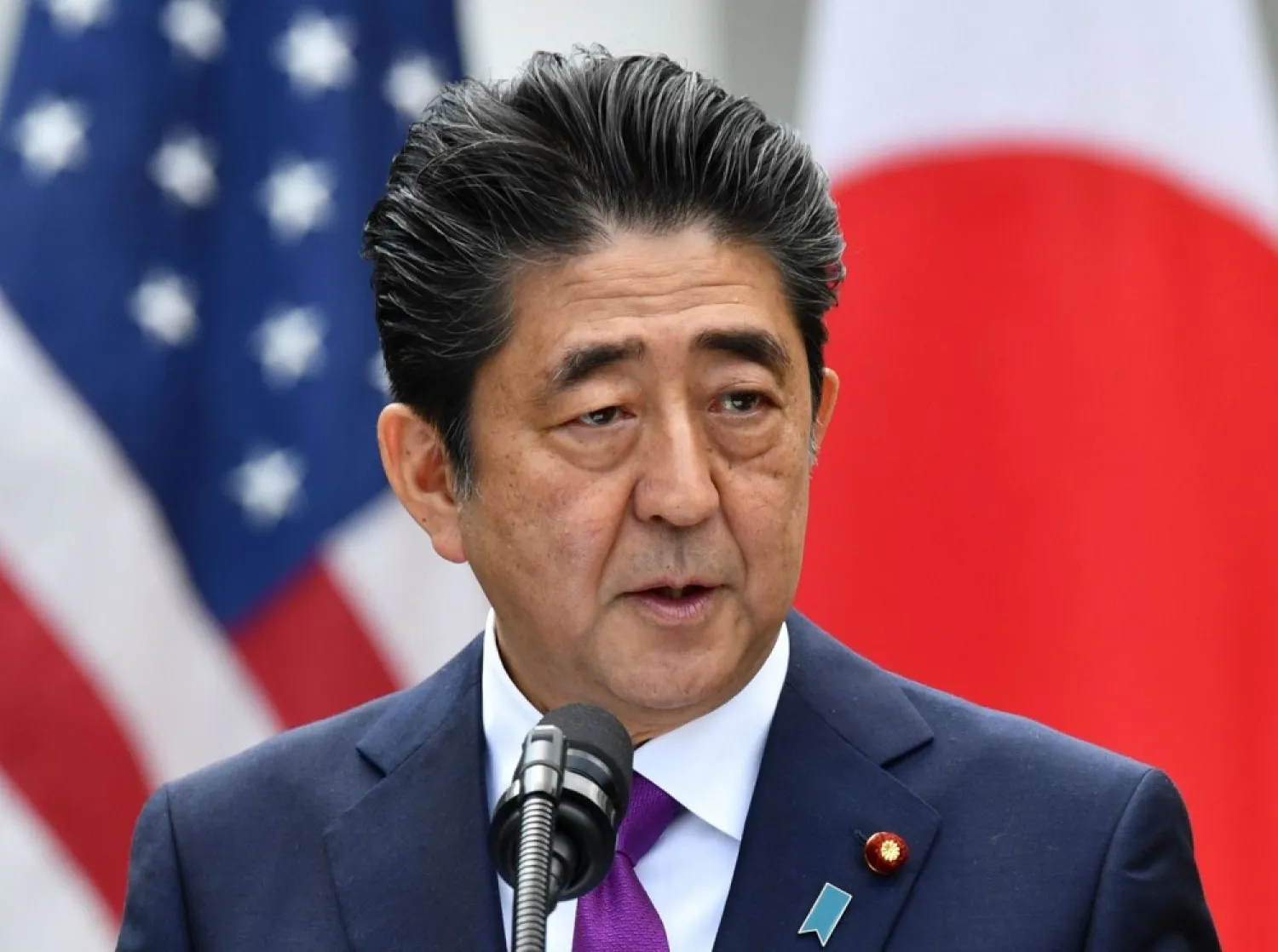 Japanese Prime Minister Shinzo Abe. (AFP)
