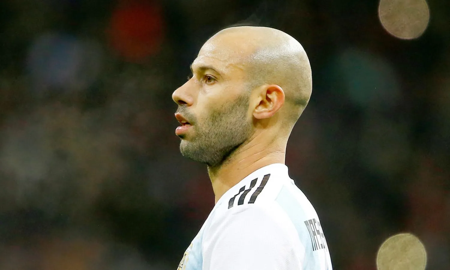 Javier Mascherano will be Argentina’s most capped player in Russia and still plays a pivotal role at the heart of their midfield. Photograph: Anadolu Agency/Getty Images