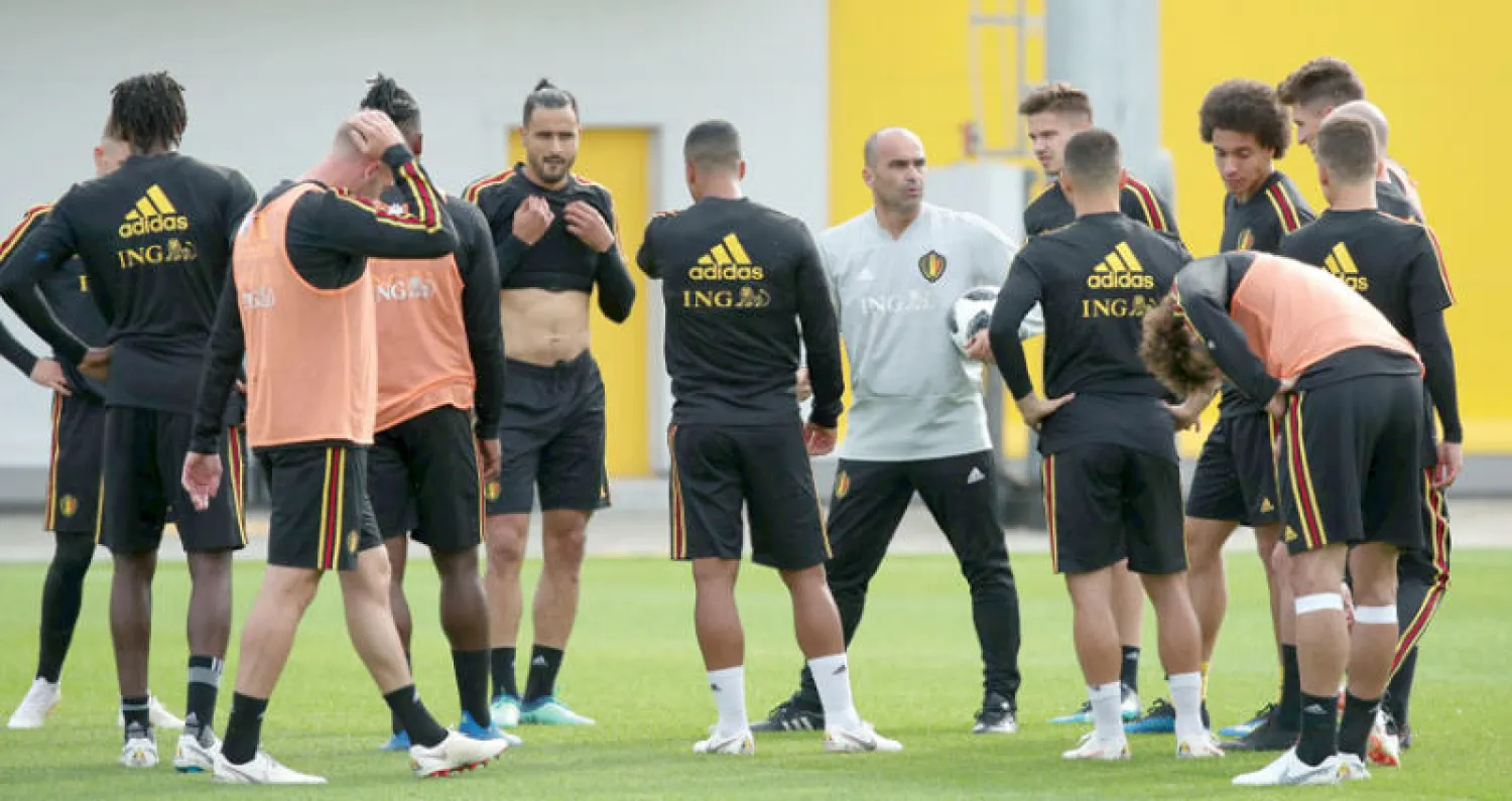 منتخب بلجيكا يستعد لإحداث المفاجأة في روسيا (رويترز)