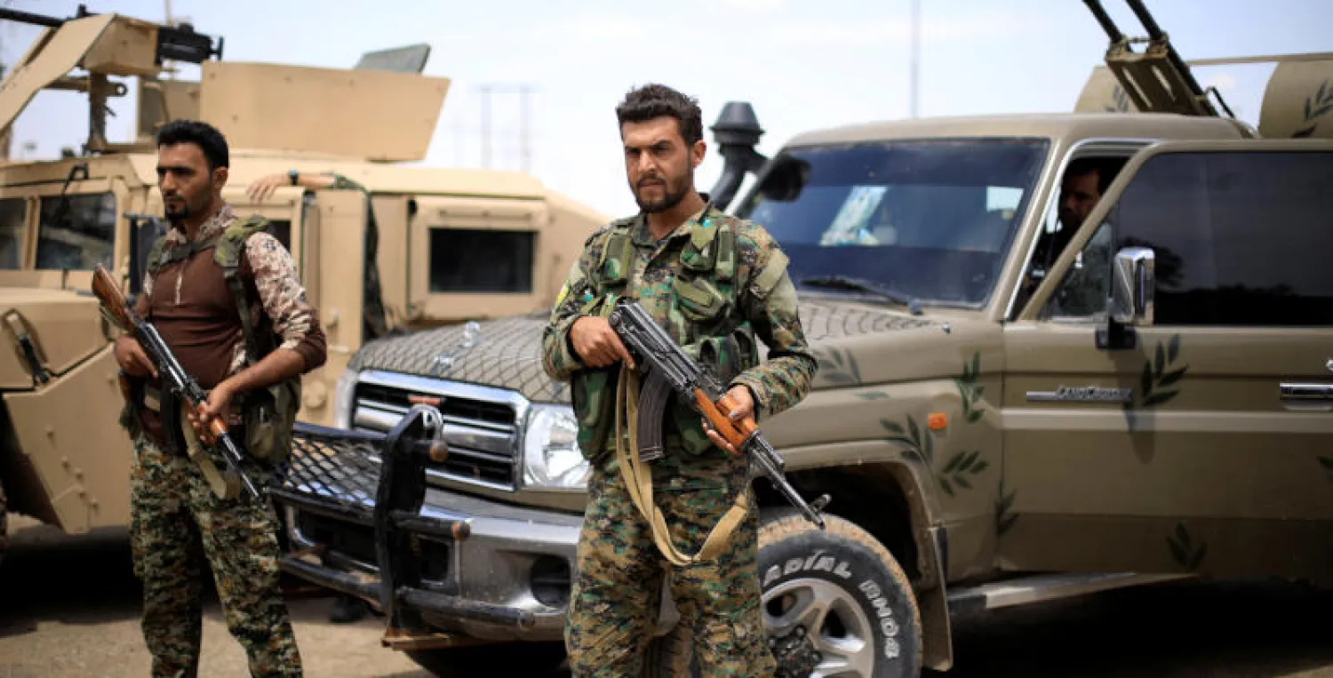 مقاتلون من «قوات سوريا الديمقراطية» - أرشيفية (رويترز)