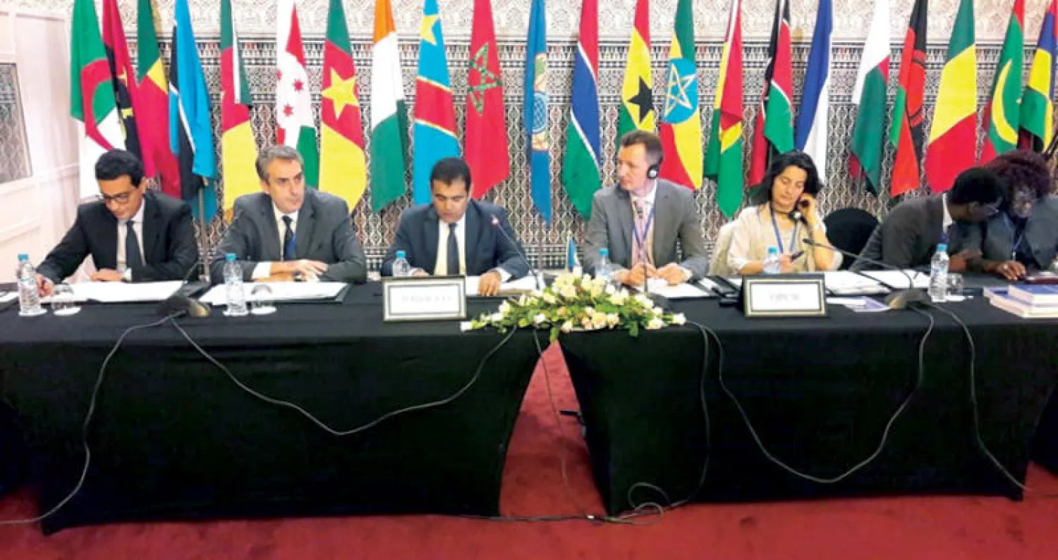 جانب من اجتماع مراكش حول حظر الأسلحة الكيماوية («الشرق الأوسط»)