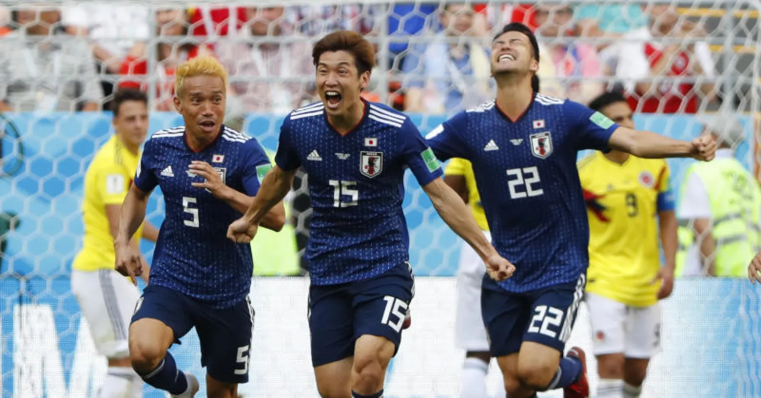 الساموراي الياباني يعبر كولومبيا في مستهل مشواره بالمونديال