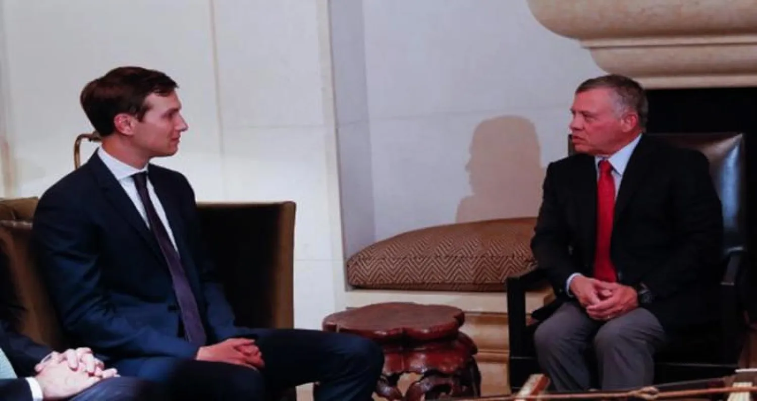 وفد ترمب يبحث مع العاهل الأردني تحريك السلام