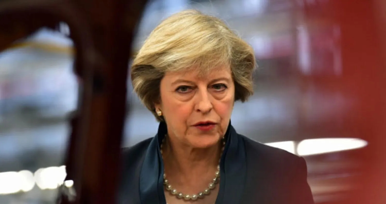رئيسة وزراء بريطانيا تيريزا ماي.