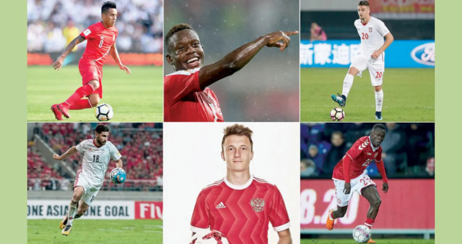 سافيتش  -  زكريا -  كويفا  -  سيستو -  غولوفين -  رضا