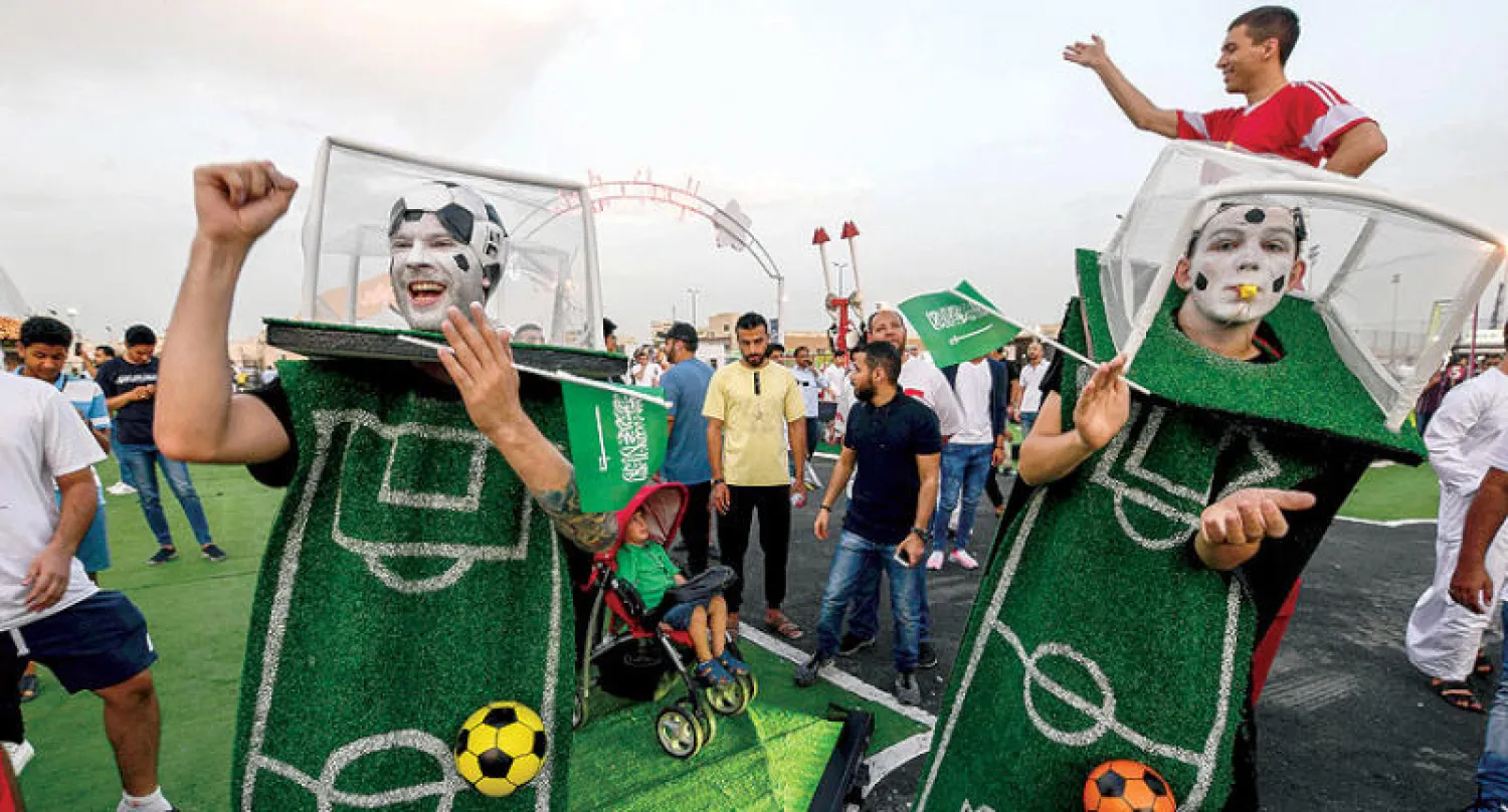 هيئة الترفيه منحت السعوديين فرصة التفاعل مع المونديال عبر فعاليات متعددة («الشرق الأوسط»)
