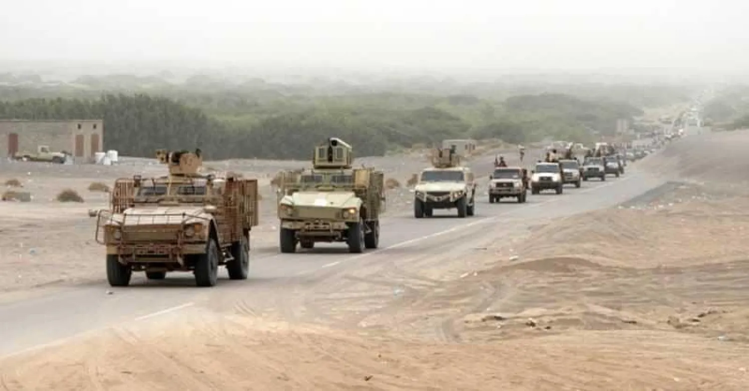 قافلة عسكرية للقوات المشتركة في الحديدة (رويترز)