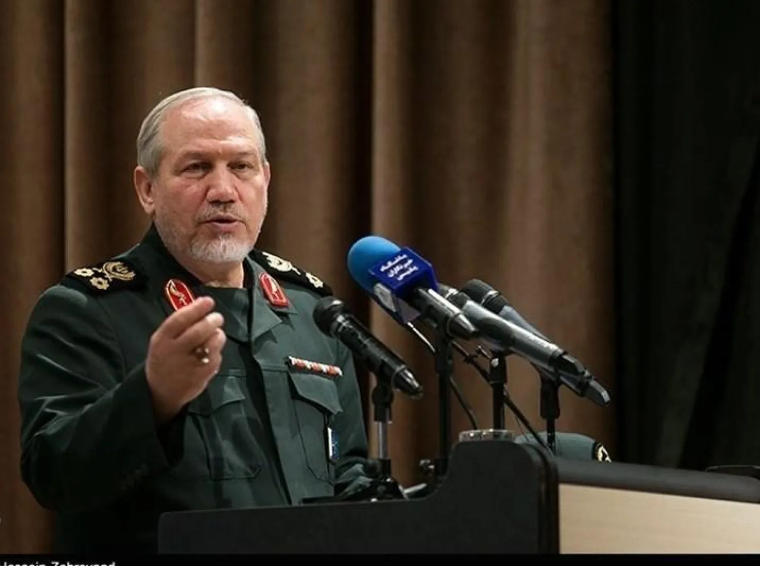 رحيم صفوي مستشار المرشد الإيراني (إيسنا)