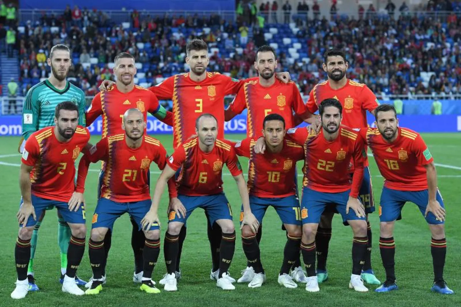 منتخب إسبانيا (أ.ف.ب)