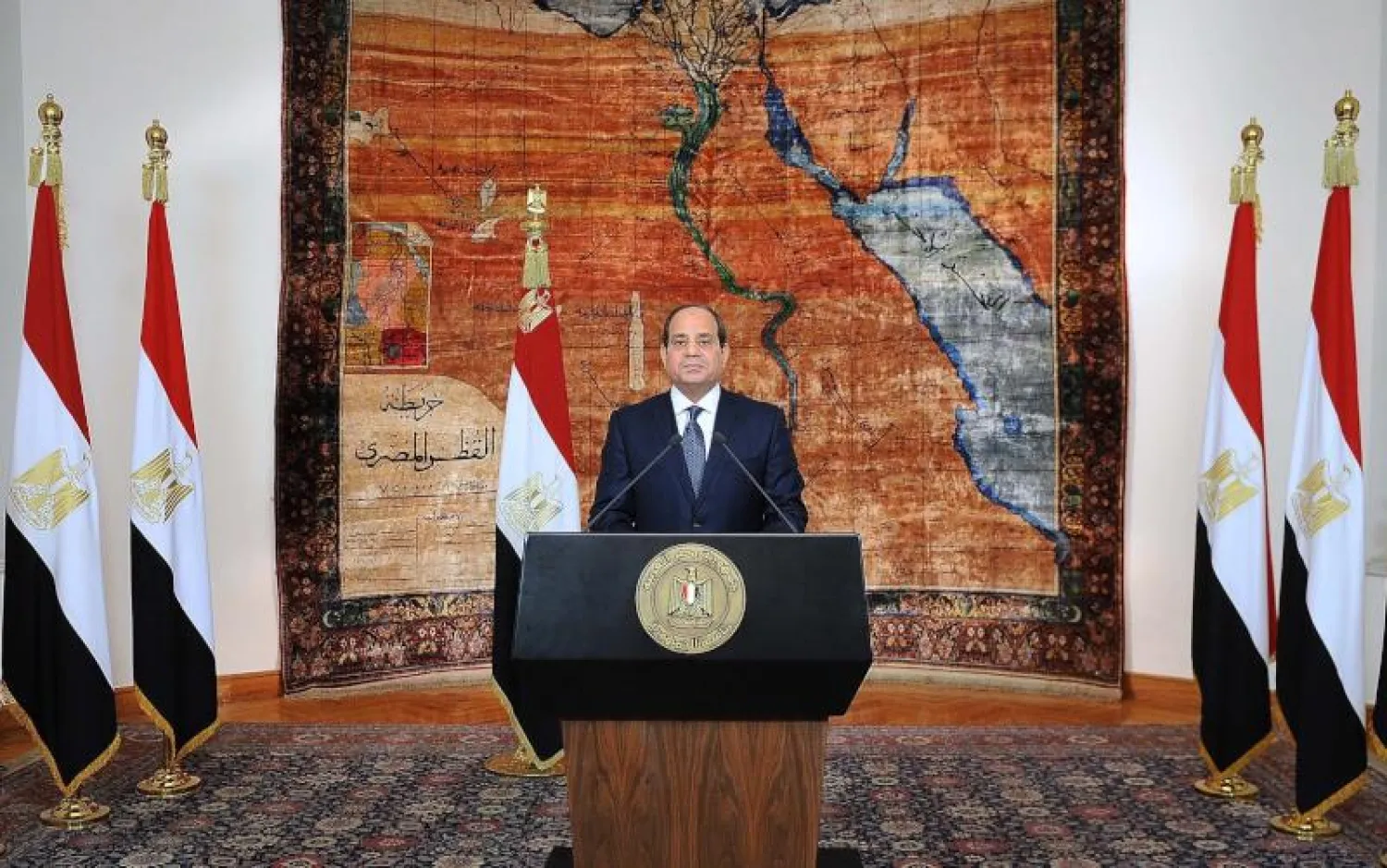 الرئيس المصري عبد الفتاح السيسي (رئاسة الجمهورية)