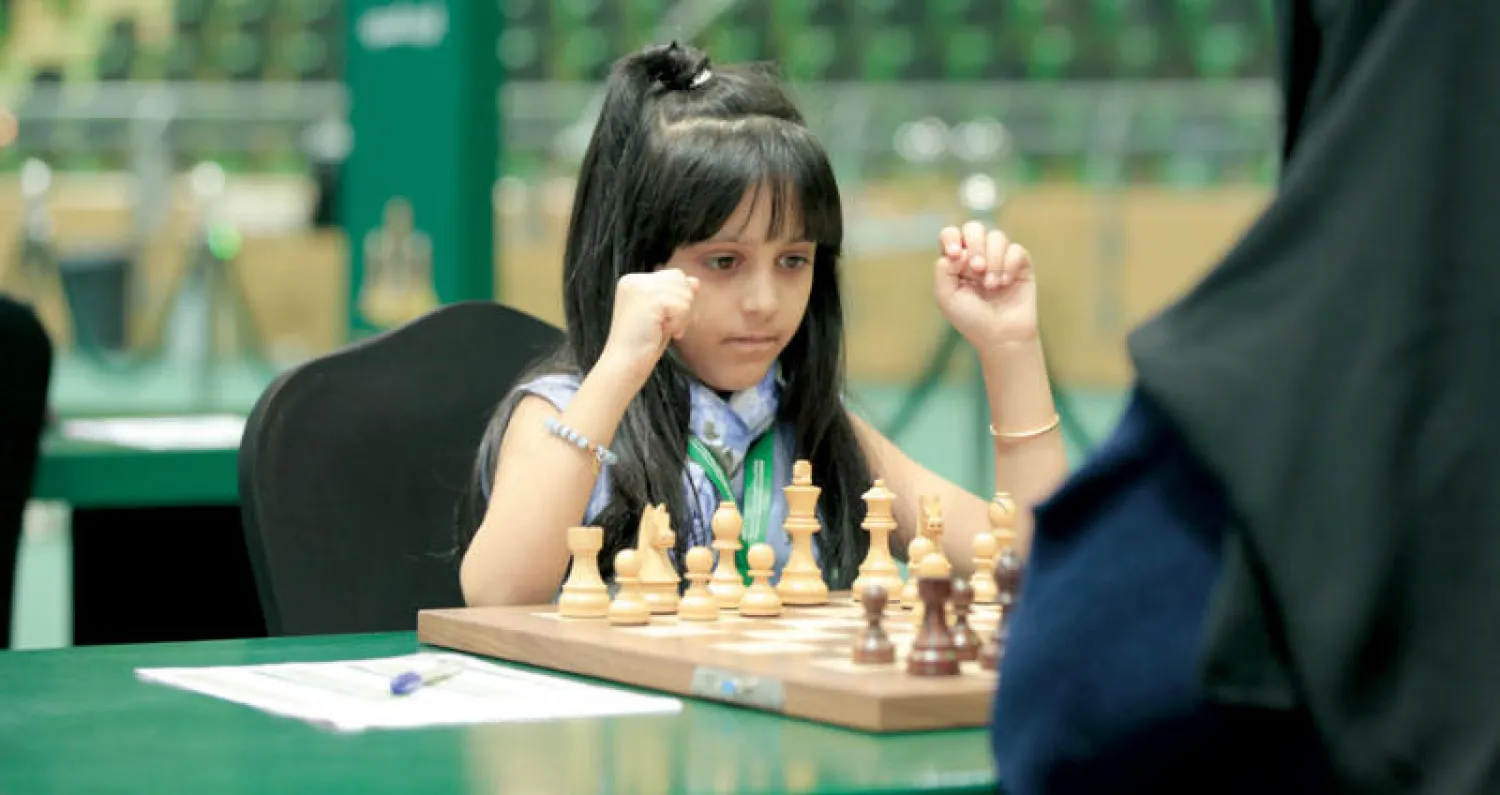 ديالا الفهد أصغر لاعبة في البطولة تستغرق في التفكير قبل اتخاذ القرار («الشرق الأوسط»)